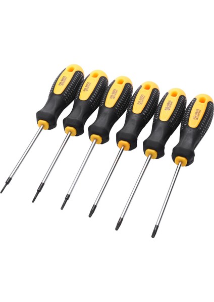 Takım -V Torx Tornavida Seti Delikli Manyetik T5-T10 Tornavida Seti Kiti Telefon Tamir El Aleti Seti (Yurt Dışından)