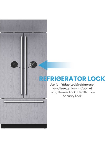 Buzdolabı Güçlü Yapışkanlı 3 Haneli Şifre Kilidi Dolap Dosya Çekmece Pencere Çocuk Güvenliği (Yurt Dışından) fırsatları