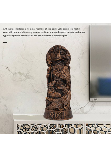 Tanrılar Heykelleri, Iskandinav Panteonları Tanrılar Dekoratif Reçine Heykeller Sanat El Sanatları Ev Dekoratif Heykeller Şapka (Yurt Dışından) modelleri