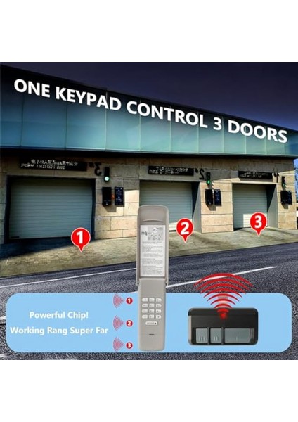 877MAX Garaj Kapısı Tuş Takımı, 2 Paketli 893MAX Garaj Kapısı Açıcı Uzaktan Kumandası, Garaj Kapısı Açacağı Için 1993'TEN Beri (Yurt Dışından) modelleri