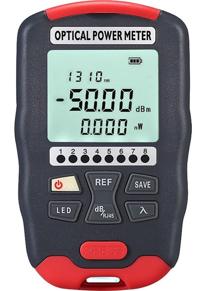 Optik Fiber Güç Ölçer Fiber Görsel Arıza Bulucu 10 Dalga Boyu Hassas Çip Kablolama Için Doğru Ölçüm D5 (Yurt Dışından)