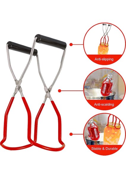 Konserve Seti - 7 Parçalı Konserve Malzemeleri Seti, Konserve Maşası Konserve Dışı Set (Yurt Dışından) indirimleri