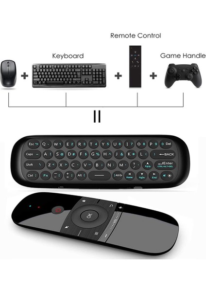 Hava Uzaktan W1 2.4g Hava Klavye Kızılötesi Uzaktan Öğrenme Android Tv Kutusu Için 6 Eksenli Hareket Algılama Uzaktan Kumandası (Yurt Dışından)