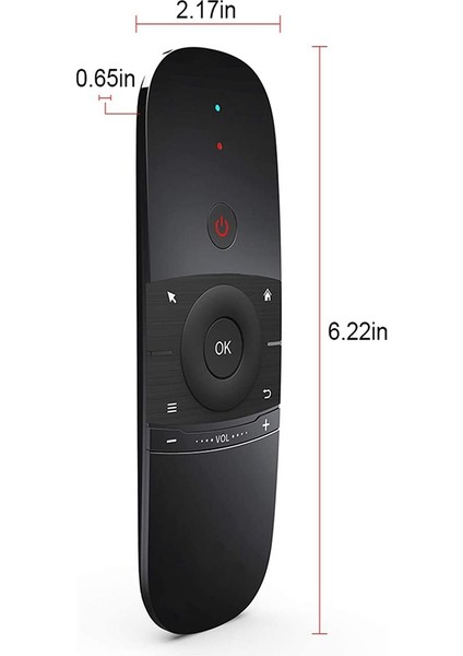 Hava Uzaktan W1 2.4g Hava Klavye Kızılötesi Uzaktan Öğrenme Android Tv Kutusu Için 6 Eksenli Hareket Algılama Uzaktan Kumandası (Yurt Dışından)