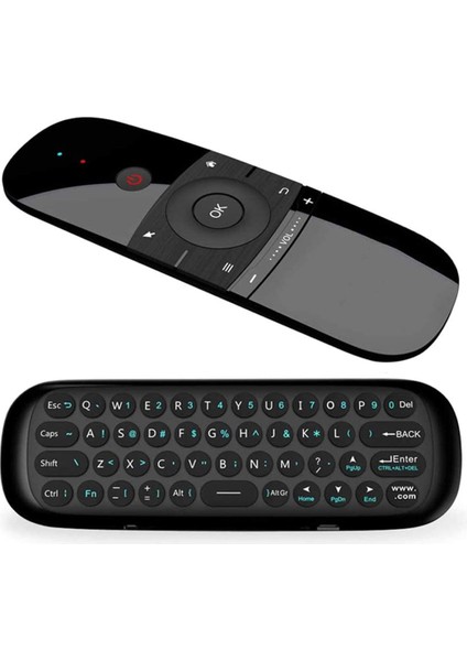 Hava Uzaktan W1 2.4g Hava Klavye Kızılötesi Uzaktan Öğrenme Android Tv Kutusu Için 6 Eksenli Hareket Algılama Uzaktan Kumandası (Yurt Dışından)