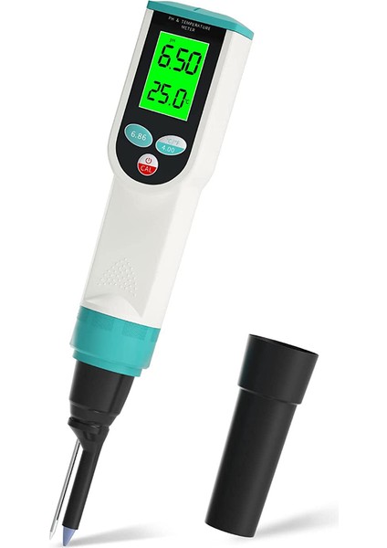 Atc Gıda Ph Test Cihazı ile Ph Ölçer, Yüksek Doğruluk Ph / Sıcaklık Probu ile Su Geçirmez Dijital Gıda Ph Ölçer (Yurt Dışından)