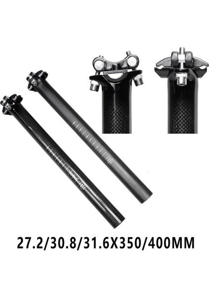 Bisiklet Seatpost Kelepçe Karbon Eyer Rayları Adaptörü 7X7MM Bisiklet Seatpost Tüp Oval/yuvarlak Klipler Bisiklet Aksesuarları (Yurt Dışından)