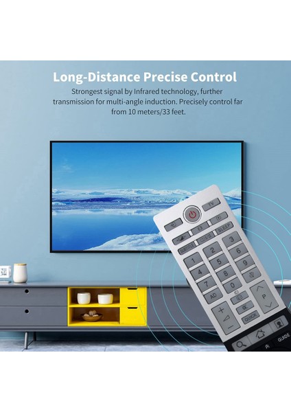 CT-90429 Tv Uzaktan Kumandasını CT-90430 CT-90429 CT-90427 CT-90428 CT-90444 4K ve Diğer UHD Için Değiştirin (Yurt Dışından)