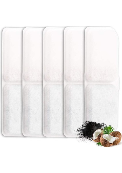 Filtre 5 Paket Değiştirilebilir Filtre, 2 Litrelik Yükseltilmiş Su Sebili Için Uygun (Yurt Dışından) indirimleri