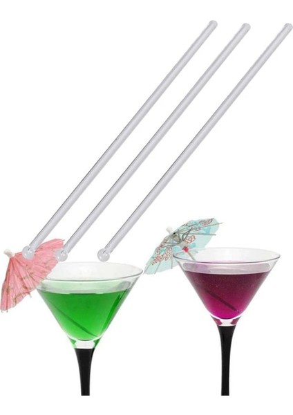 Şeffaf Kokteyl Içecek Bar Muddler Yuvarlak Kafa Karıştırma Karıştırma Çubukları Swizzle Çubuk Pota Karıştırıcı Kokteyl Için (Yurt Dışından)