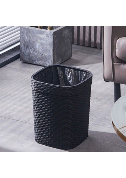 Rattan Çöp Çöp Kutusu Ofis Mutfak Çöp Kutusu Tuvalet Tuvalet Kağıdı Sepeti Ev Çöp Kutusu (Yurt Dışından) fiyatları