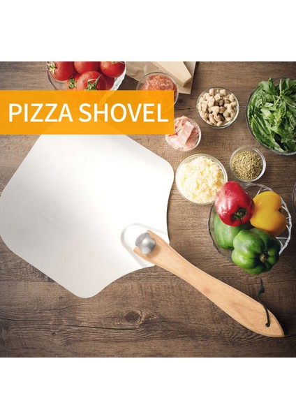 Pizza Kabuğu Alüminyum Metal Pizza Kürek Pizza Küreği Fırın Için Katlanabilir Saplı Çıkarılabilir Pizza Küreği (Yurt Dışından)