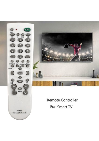 Evrensel Tv Uzaktan Kumanda TV-139F Çok Fonksiyonlu Uzaktan Kumanda Akıllı Uzaktan Kumanda Yedek Uzaktan Kumanda (Yurt Dışından) fiyatları