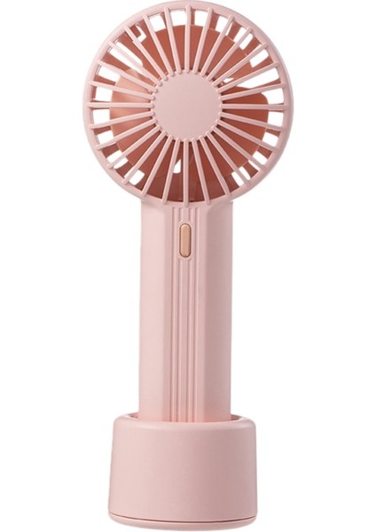 GXZ-F851 Mini Palmiye Fanı, USB Şarjlı Sessiz, Ofis ve Yurt Için El Tipi Küçük Fan(Pembe) (Yurt Dışından)