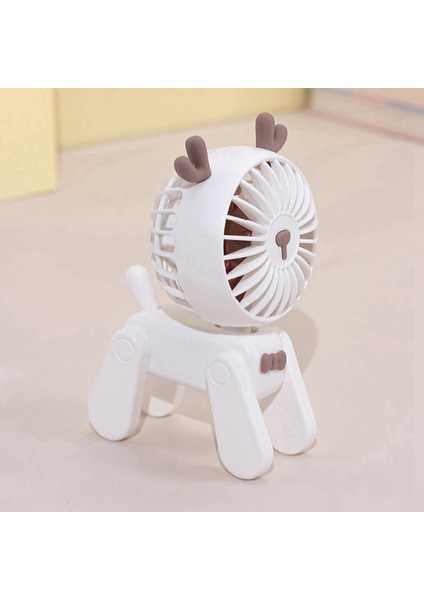 Küçük Fan Masa Fanı Istikrarlı Ayakta Masaüstü Mini Fan Yetişkin Çocuk Açık Seyahat Kullanılabilir (Pembe) (Yurt Dışından)