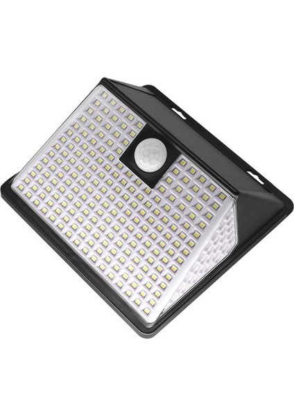 260LED Güneş Enerjili Dış Duvar Lambası Hareket Sensörü Açık Bahçe Lambası IP65 Su Geçirmez Üç Mod 180 Derece Geniş Açı (Yurt Dışından)