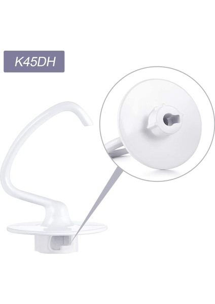 K45DH Hamur Kancası Için Blender Kiti, K45WW Tel Kırbaç, K45B Kaplamalı Düz Bıçak, 3 Adet Kase Dikey Mikser Tamir Takımı (Yurt Dışından)