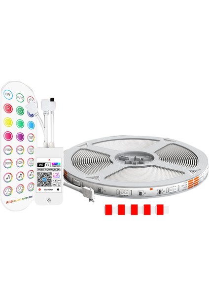 App Kontrollü LED Işık Çubuğu Uzaktan Müzik Senkronizasyonu 5050 Rgb Renk Değiştirme LED Işık Yatak Odası Ev Dekor Için 15 M Ab Tak (Yurt Dışından)