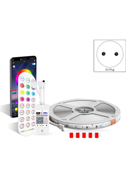 App Kontrollü LED Işık Çubuğu Uzaktan Müzik Senkronizasyonu 5050 Rgb Renk Değiştirme LED Işık Yatak Odası Ev Dekor Için 15 M Ab Tak (Yurt Dışından) fiyatları