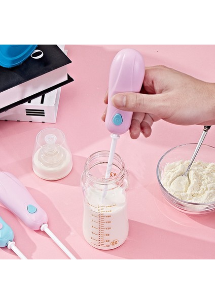 Moda Sıcak Içecekler Süt Köpürtücü Köpürtücü Çırpma Mikser Karıştırıcı Yumurta Çırpıcı Elektrikli Mini Kolu Pişirme Araçları Mavi 10 cm (Yurt Dışından) modelleri