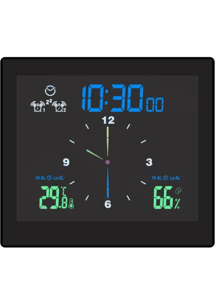 Banyo Su Geçirmez Duvar Saati Duş Saatleri Zamanlayıcı Dijital Elektronik Duvar Saati Mutfak Tuvalet Zamanı Siyah (Yurt Dışından)