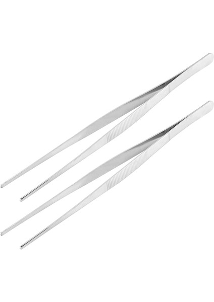 2 Adet Mutfak Cımbız Izgara Maşası Paslanmaz Çelik Uzun Şef Gıda Maşası Barbekü Et Sığır Maşası Bar Barmenlik Cımbız 30CM (Yurt Dışından) fiyatları