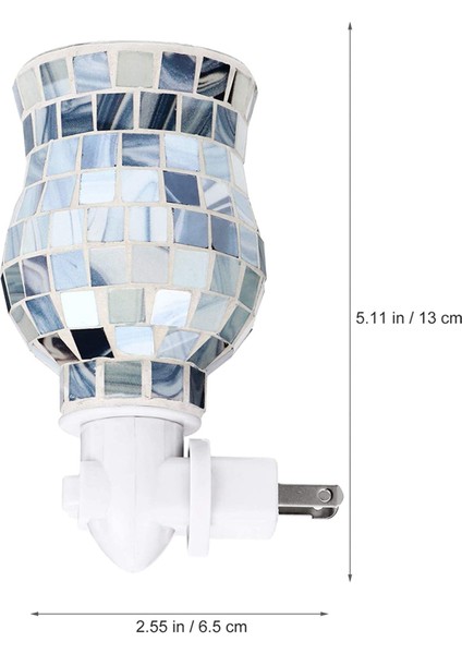 Mozaik Gece Lambası Eriyen Balmumu Aromaterapi Uçucu Yağ Lambası Duvara Monte Duvara Monte Ev Abd Plug (Yurt Dışından) fiyatları