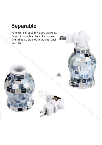 Mozaik Gece Lambası Eriyen Balmumu Aromaterapi Uçucu Yağ Lambası Duvara Monte Duvara Monte Ev Abd Plug (Yurt Dışından) fırsatları