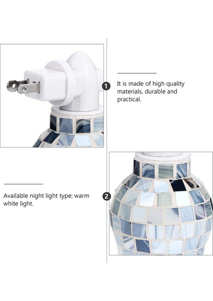 Mozaik Gece Lambası Eriyen Balmumu Aromaterapi Uçucu Yağ Lambası Duvara Monte Duvara Monte Ev Abd Plug (Yurt Dışından) indirimleri