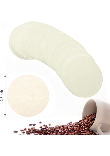 500 Adet Yedek Kağıt Filtreler Yuvarlak Kahve Makinesi Filtreleri Kahve ve Espresso Makineleri Için Tek Kullanımlık (Yurt Dışından) modelleri