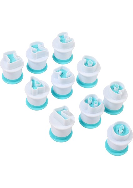 0-9 Numaraları Kek Kalıbı Fondan Piston Kesici Kalıp Dıy Çikolata Sugarcraft Damga Impress, Kek Dekorasyon Araçları (Yurt Dışından) fırsatları