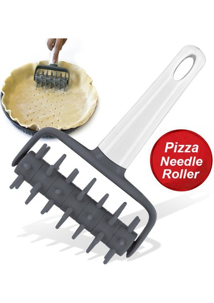 Pizza Iğneli Rulo Hamur Zımba Ekmek Iğnesi Pizza Rulo Pasta Dilim Bakeware Aksesuarları (Yurt Dışından)