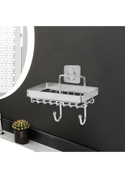 Sünger Kancalı Banyo Için Sabunluk Tutucu, Duvara Monte Duş Için Bar Sabunluk, Sabun Damlalıklı Tepsi Yapıştırıcısı (Yurt Dışından) modelleri
