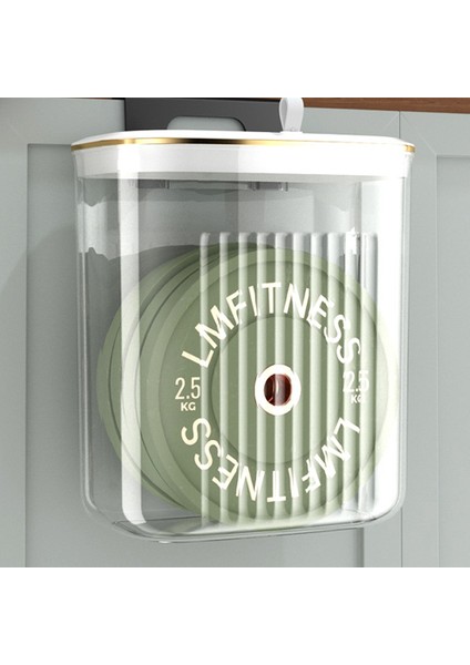 9l Kapak Duvara Monte Çöp Kovası Kapaklı Çöp Kutusu Mutfak Dolabı Kapı Asılı Çöp Beyaz (Yurt Dışından)