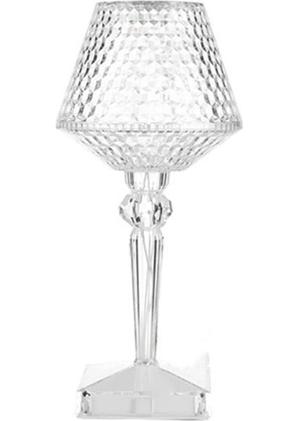 3 Renk Dokunmatik Kristal Masa Lambası USB Kablosuz Karartma Başucu Lambası Romantik Dekoratif Masa Lambası Restoran Bar Için (Yurt Dışından)
