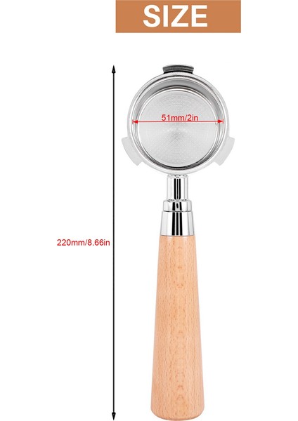 2x Kahve Dipsiz Portafilter EC680/EC685 Filtresi 51 mm Yedek Filtre Sepeti Kahve Aksesuarları (Yurt Dışından) indirimleri