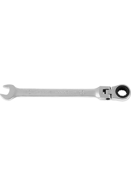 1pc Esnek Kafa Cırcır Metrik Anahtar Açık Uçlu ve Halka Anahtarlar Aracı 10MM (Yurt Dışından)