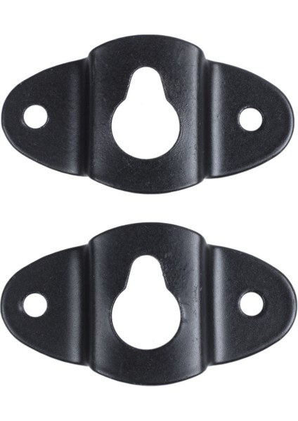 40PCS Ses Hoparlör Duvara Monte Demir Askı Plakası Siyah 4.8cm Uzun (Yurt Dışından)