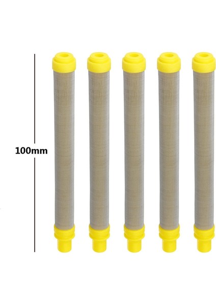 5 Adet 100 Mesh Havasız Püskürtme Filtresi, Mesh 100, Insert Tipi, 304 Paslanmaz Çelik Filtreler Püskürtme Makinesi Aksesuarları (Yurt Dışından)