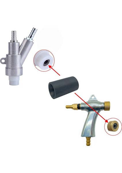 4 Adet 35X20X8MM Bor Karbür Hava Kumlama Memesi Kumlama Aracı Ucu Aşındırıcı Kumlama Kumlama Kabine Aracı (Yurt Dışından)