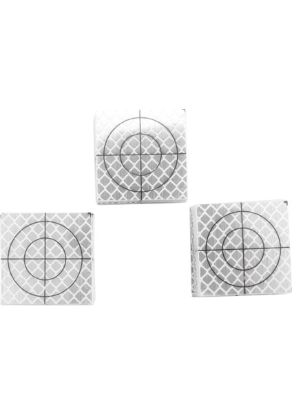 100 Adet Prizma Ölçüm Reflektör Levha Yansıtıcı Bant Hedef Toplam Istasyon Tüneli Anketi 40X40MM (Yurt Dışından)
