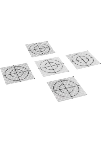 100 Adet Prizma Ölçüm Reflektör Levha Yansıtıcı Bant Hedef Toplam Istasyon Tüneli Anketi 40X40MM (Yurt Dışından)