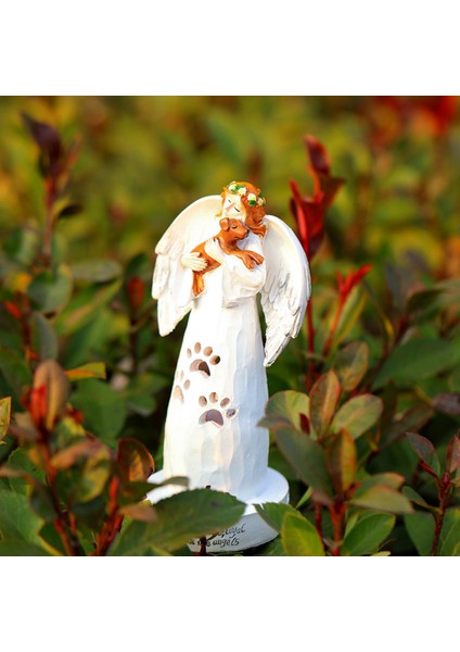 Peri Heykeli Bahçe Süs Reçine Zanaat Melek Heykeli Mumluk Şamdan Iskandinav Masaüstü Dekorasyon (Yurt Dışından) modelleri