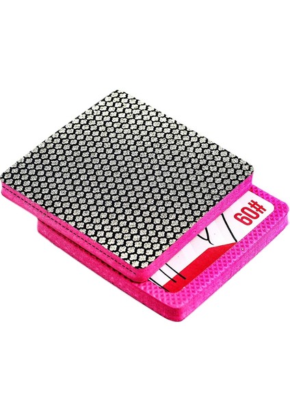 Taş Cam Seramik Mermer Için Elmas El Parlatma Pedi, Pembe (Yurt Dışından)