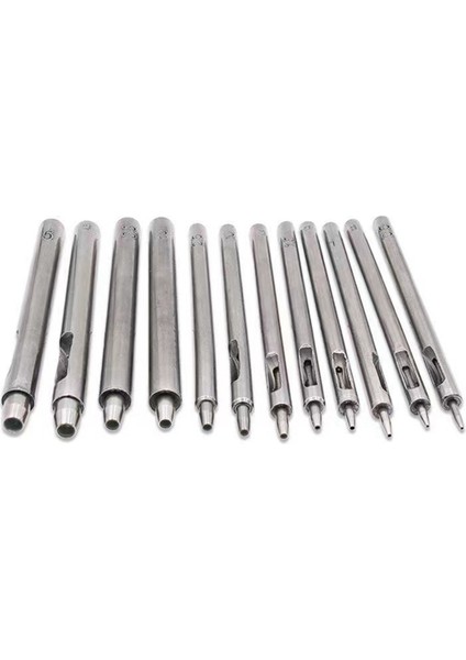 Dıy Aracı 0.5-5mm Deri Delme ve Delme Seti Deri Oyma Delme Aracı 10 Adet Çoklu Şartname. (Yurt Dışından)