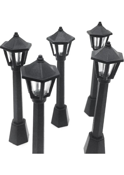 4 Adet Sokak Direk Işıkları Modeli Demiryolu Tren Sokak Lambası Işıkları Minyatür Köy Yolu Fener Sonrası Dıy Için (Yurt Dışından) fırsatları