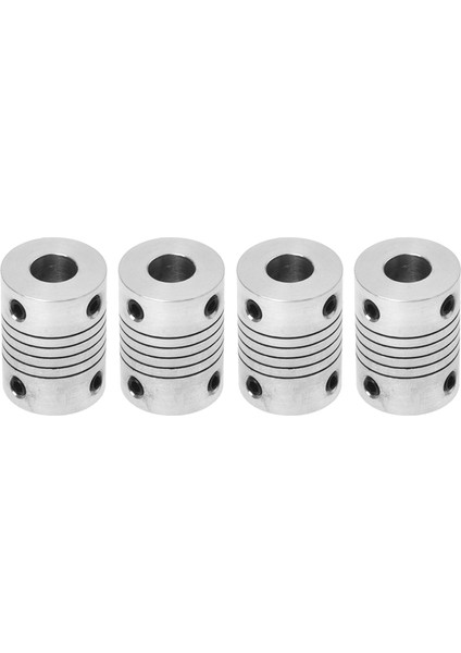 4x Motor Mili 8mm Ila 8mm Ortak Helisel Kiriş Bağlayıcı Kaplin D18L25 (Yurt Dışından)