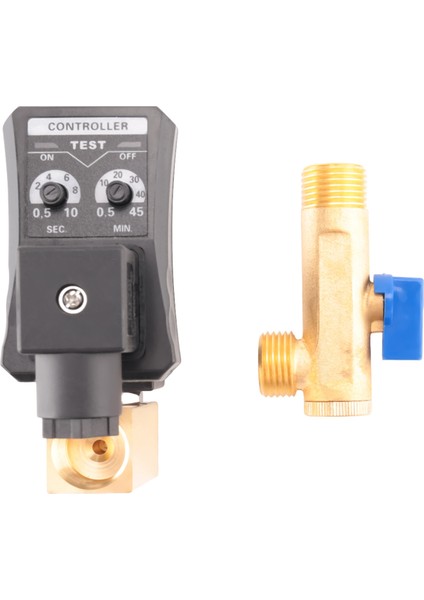 G1/2 DN15 230V Otomatik Zamanlı Su Deposu Hava Kompresörü Yoğuşma Yönetimi Için Elektronik Zamanlı Tahliye Vanası (Yurt Dışından)