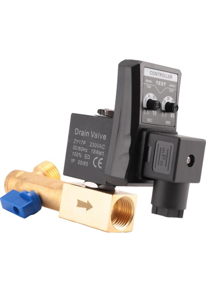 G1/2 DN15 230V Otomatik Zamanlı Su Deposu Hava Kompresörü Yoğuşma Yönetimi Için Elektronik Zamanlı Tahliye Vanası (Yurt Dışından) fiyatları