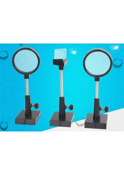 4x Fiziksel Optik Deney Seti Dışbükey Lens Içbükey Lens Üçgen Prizma Düzlem Ayna Dışbükey Ayna Optik Lens (Yurt Dışından)
